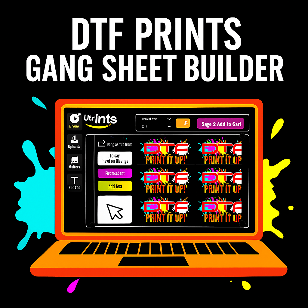 DTF Prints Gang Sheet Builder